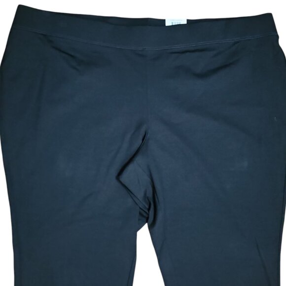 INC International Concepts Pants Womens Plus Size 28WP Black Pull On Skinny - Picture 2 of 8